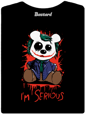 Serious dámske tričko prémium Black