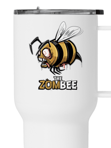 ZomBee - žltá termohrnček White