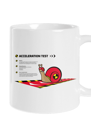 Snail test klasický hrnček White