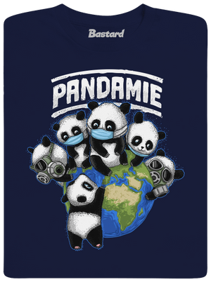 Pandamie detské tričko Navy