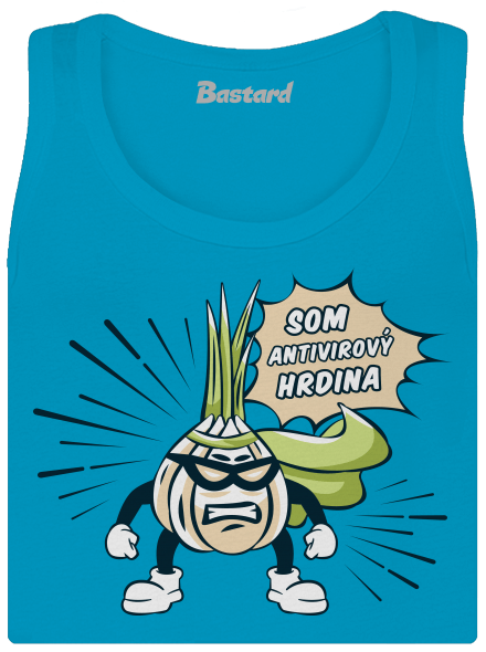 Antivirový hrdina dámske tielko klasické Blue Atol