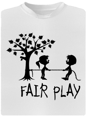 Fair play pánske športové tričko White