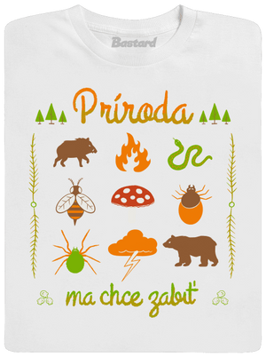 Príroda ma chce zabiť pánske dlhý rukáv White