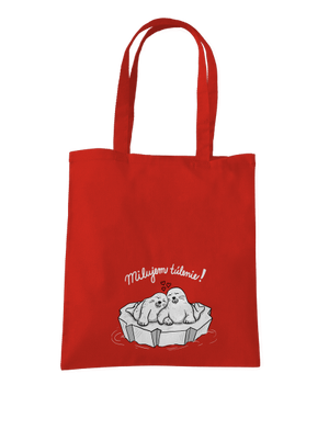 Milujem túlenie taška Bright Red