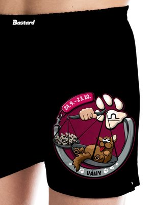 Psí horoskop: Váhy pánske trenky Black