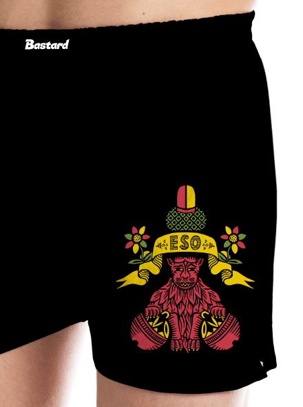 Guľové eso pánske trenky Black