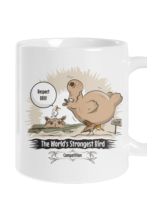 Strongest bird klasický hrnček White