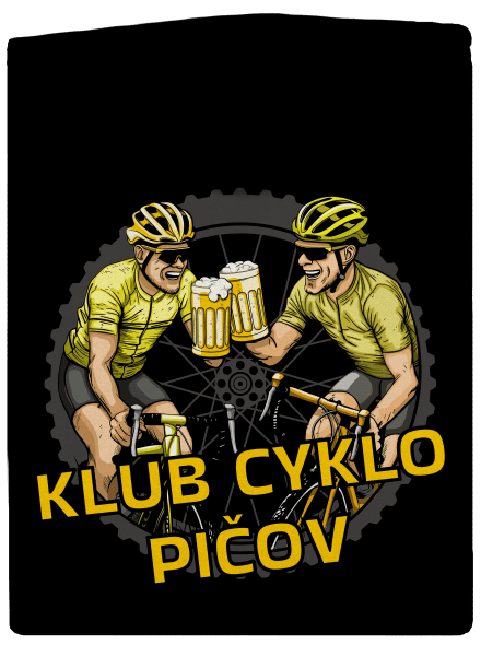 Klub cyklo pičov dámska mikina na zips Black