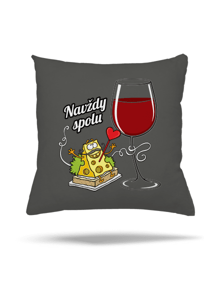 Navždy spolu vankúš Gray Pol