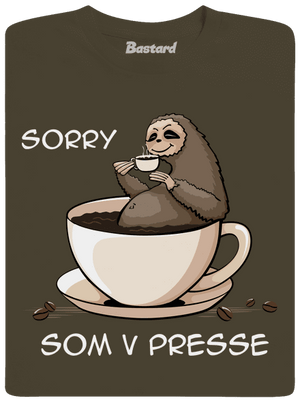 V presse pánske dlhý rukáv Urban Khaki