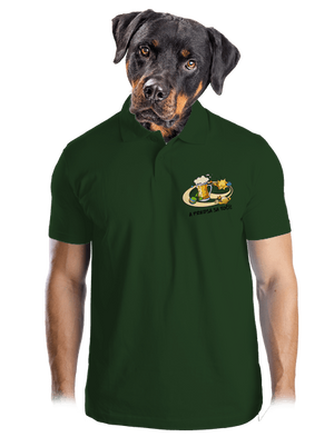 A predsa sa točí! pánska polokošeľa Bottle Green Mal