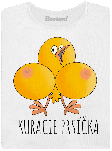 Kuracie prsíčka dámske tričko White