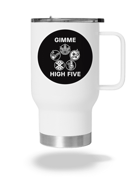 Gimme high five termohrnček White
