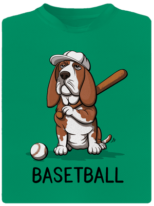 Basetball detské športové tričko Kelly Green Mal