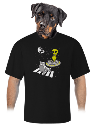 Vesmírny prechod unisex tričko oversized Black