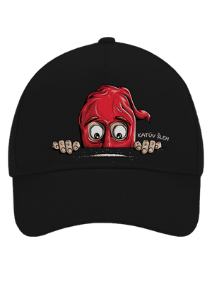 Katův šleh šiltovka baseballka Black