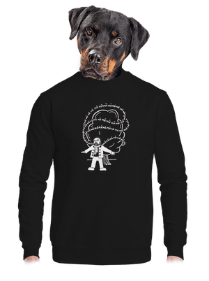 unisex mikina bez kapucne