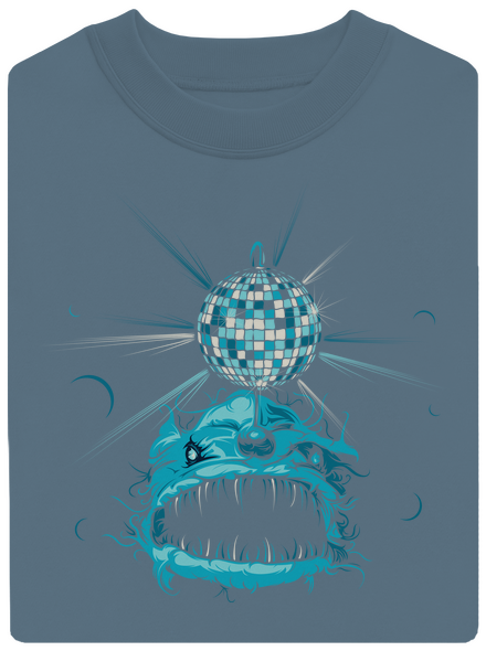 Morský discočert unisex mikina bez kapucne Nordic Blue