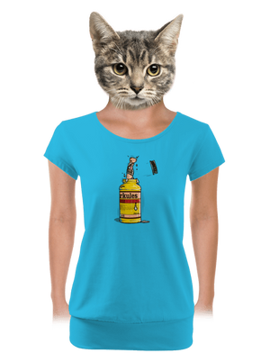 dámske tričko s lemom