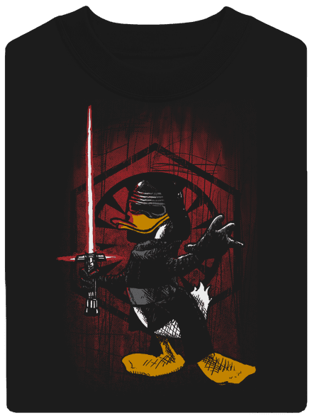 Kylo Duck unisex mikina bez kapucne Black