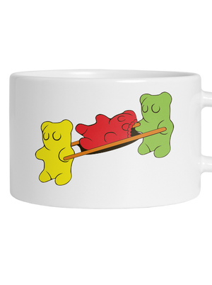 Gumkáči hrnček makronka White