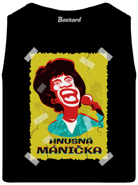 Mánička pánske tielko Black