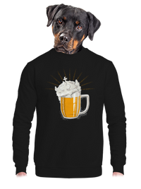 unisex mikina bez kapucne