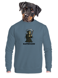 unisex mikina bez kapucne