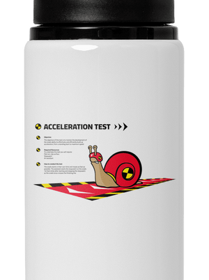 Snail test flaša na vodu White