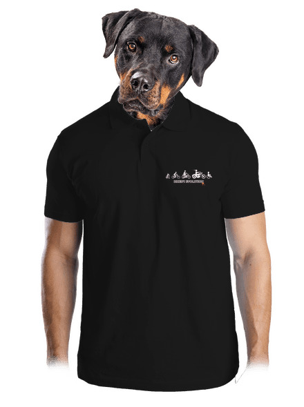 Biker’s Evolution pánska polokošeľa Black