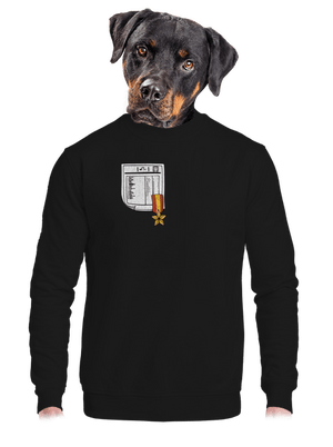 unisex mikina bez kapucne