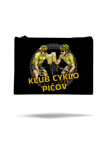 Klub cyklo pičov taštička Black
