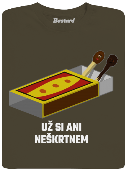 Už si neškrtnem pánske dlhý rukáv Urban Khaki