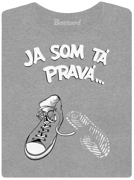 Hľadám tú pravú dámske tričko Dark Gray Melange