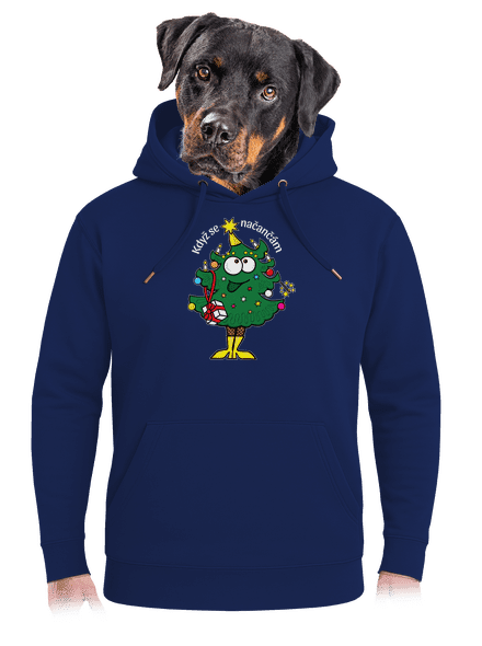 Když se načančám unisex mikina premium Navy
