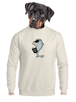 unisex mikina bez kapucne