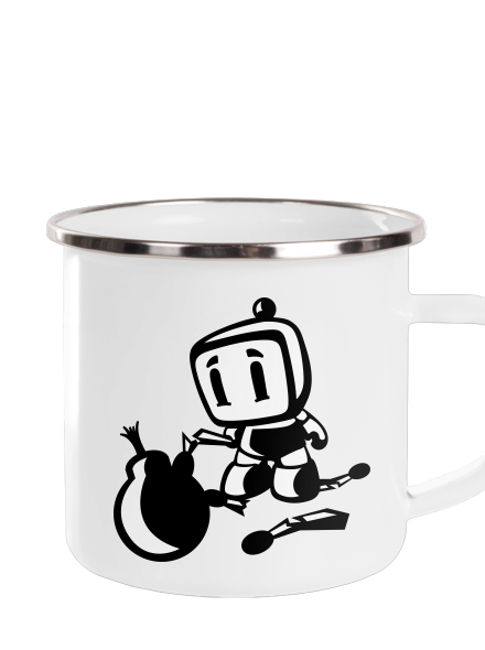 Bomberman plecháčik White