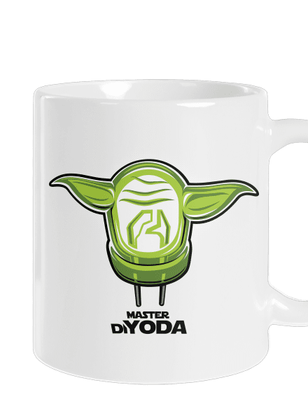 Mistr DiYoda klasický hrnček White