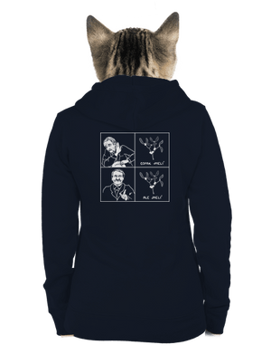 Cimrman: Copak jmelí dámska mikina na zips Navy Mal