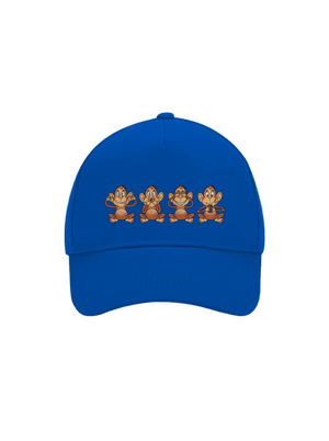 Opička s mobilom šiltovka baseballka Bright Royal
