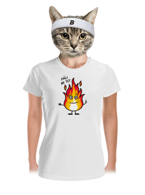 Páli mi to dámske športové tričko White