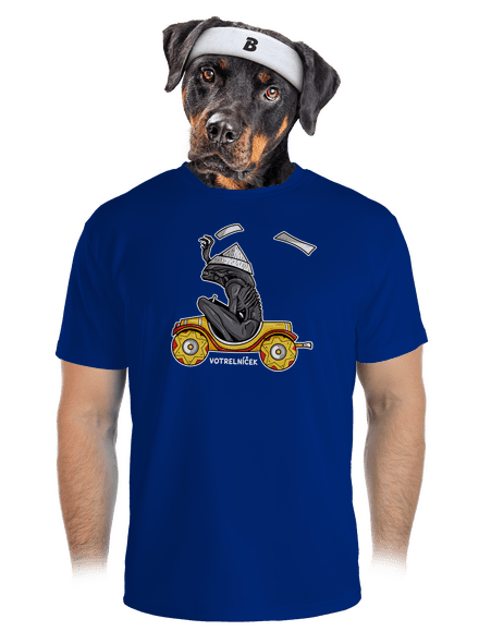 Votrelníček pánske športové tričko Royal Blue Mal