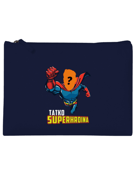 Tatko superhrdina taštička French Navy