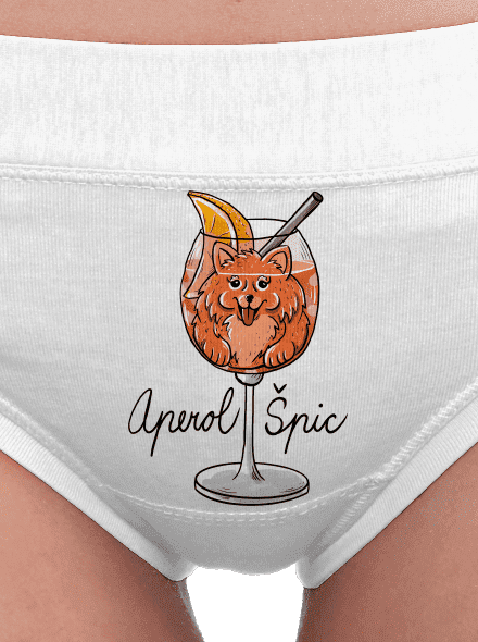 Aperol Špic dámske nohavičky White