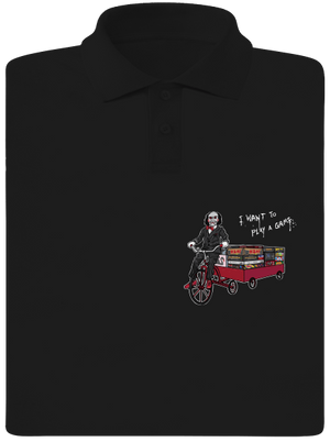 Chcem si zahrať hru pánska polokošeľa Black