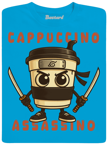Cappuccino Assasino – Italian Brainrot pánske tričko Atoll