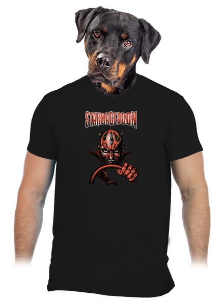 Starmageddon pánske tričko Black