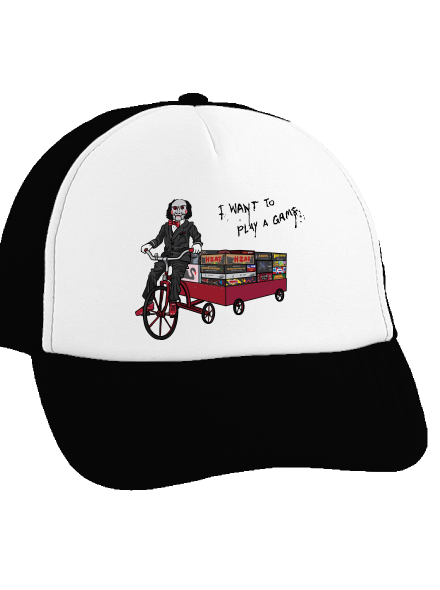 Chcem si zahrať hru šiltovka truckerka Black cap