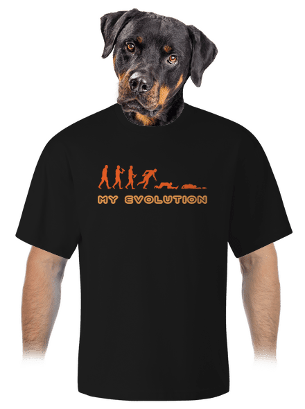 My evolution unisex tričko oversized Black