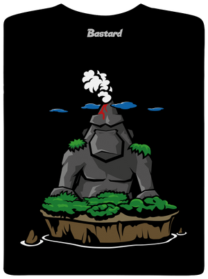 Ostrov Skalnatá Gorila detské tričko Black